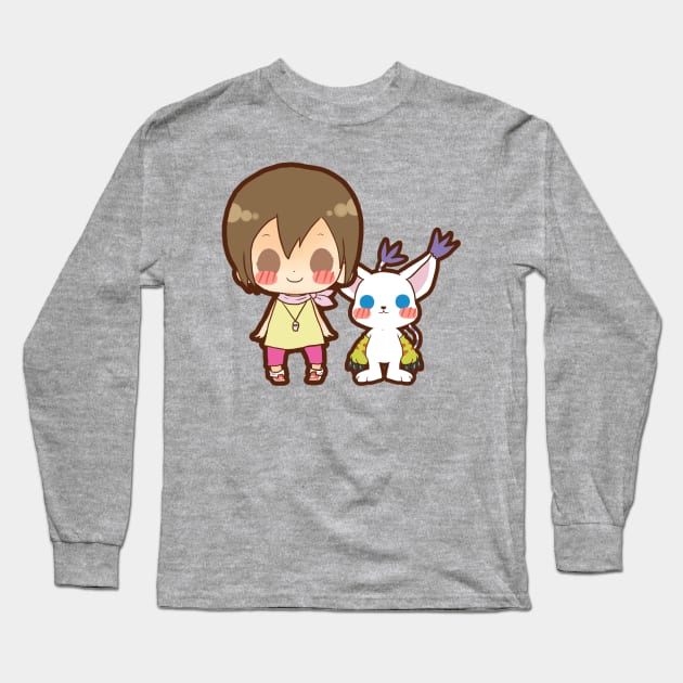 kari & tailmon Long Sleeve T-Shirt by Potaaties